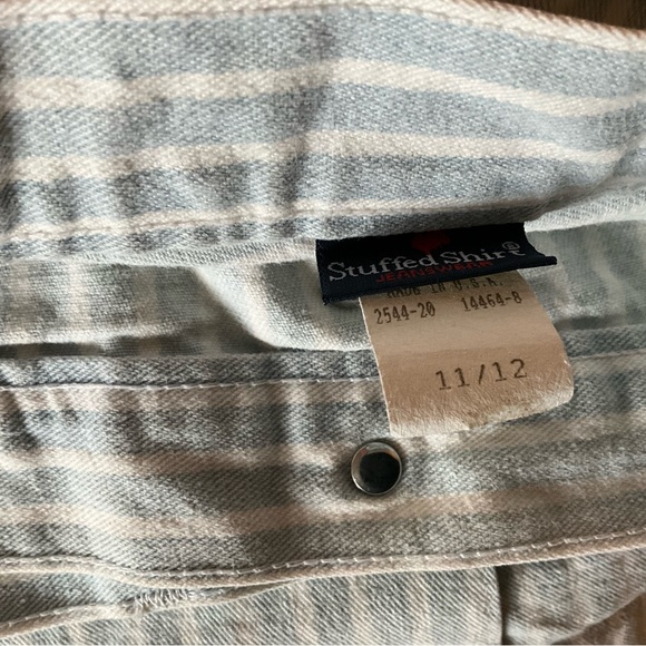 Vintage Denim Skorts Shorts skirt, railroad stripe. Super cute 90s, 2000’s - Picture 2 of 2